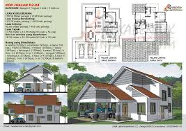 Contoh pelan rumah 5 bilik. Reka Bentuk Rumah 2 Tingkat 2001 3000 Kps Inhaus Rekabina