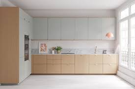 Des Cuisines En Bois Naturel Modernes Et Chaleureuses Elle Decoration Cuisine Bois Cuisine Bois Clair Cuisine Bois Ikea
