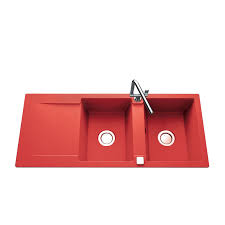 Evier Luisina Epure 2 Bacs Reversible En Granit Rouge Ev2821 012 Cuisissimo Petit Stockage De Cuisine Evier Luisina Evier