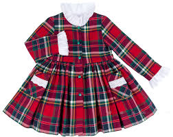 Lappepa moda infantil vestido nina estampado loros mariposas missbaby : Lappepa Moda Infantil Vestido Nina Tartan Rojo Cuello Puntilla Blanco Missbaby