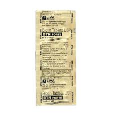 Biotin is an essential vitamin in the b vitamin family and also known as b7. Btn Forte Tablet 10 S Buy Medicines Online At Best Price From Netmeds Com
