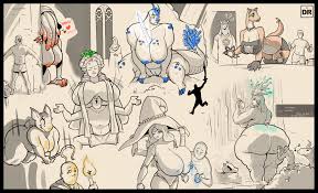 Post 4933521: Ancestral_Follower_Shaman DingoRingo30 Elden_Ring  Glintstone_Dragon_Adula Imp Ranni_the_Witch Rya Sorceress_Sellen Tanith  Tarnished Wormface