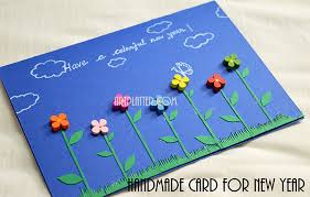 How to design a chinese new year post in 4 simple steps. Handmade New Year Greeting Card Design