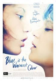 Mega Sized Movie Poster Image For La Vie D Adele Blue Is The Warmest Color Blue Is The Warmest Colour Warm Colors Color Film