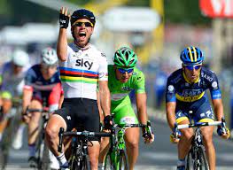 Mark cavendish sprints to victory in the final stage of the tour de france 2009, mark renshaw is second and tyler farrar third. Cavendish Caps Sky S Successful Tour With Incredible Win In Paris Cycling Weekly
