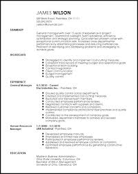 Oversee legal aspects of real estate procurement, business transactions, mergers. Free Professional General Manager Resume Template Resume Now