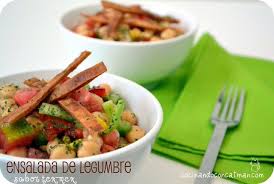 Las ensaladas que he seleccionado para este artículo son unas recetas de cocina fáciles de preparar que ofrecen una variedad de sabores, entre los que. Ensalada De Legumbre Sabor Tex Mex Cocinando Con Catman Ensaladas De Legumbres Legumbres Ensaladas
