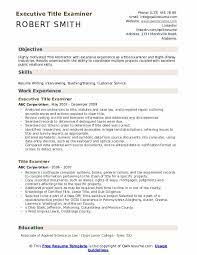View our simple cover letter example for title examiners. Title Examiner Resume Samples Qwikresume
