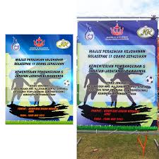 Sambutan hari sukan negara ini merupakan suatu inisiatif kementerian belia dan sukan di mana ia adalah satu langkah pro aktif didalam proses transformasi ke arah mencapai hasrat menjadikan. Poster Banner Riza Printing