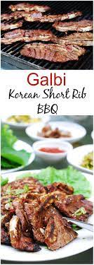 La Galbi Korean Bbq Short Ribs Korean Bapsang Recipe Bbq Short Ribs Pork Rib Recipes Food