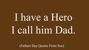 The bond that a father shares with his son cannot be explained in words. A Son Sayings His Feelings On Father S Day Quotes Youtube