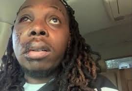 A semi driver says he's lucky to be alive after someone threw a rock  through his windshield as he was driving along I-74 in southeastern  Indiana. He had to have 27 stitches