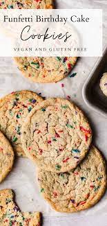 Vegan Birthday Cake Cookies Peanut Butter Plus Chocolate Vegan Cookies Recipes Vegan Cookies Vegan Sugar Cookies