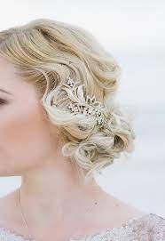 1920 S Inspired Hairstyle Wedding Hair Ideas Gold And Diamond Pin Flapper Beauty Looks Jonathan F Vintage Bridal Hair Short Wedding Hair Crown Hairstyles