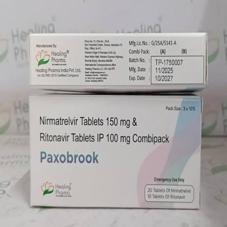 Paxobrook Tab (nirmatrelvir Tablet 150mg & Ritonavir Tab Ip 100mg Combipack ) at 4000.00 INR at Best Price in Mumbai | K. K. Pharma Solutions