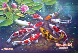 Pompa skimmer kolam ikan koi resun 6000 lph water pump skimer. Lukisan Ikan Koi Sangat Indah Album Koleksi Lukisan Dandan Sa