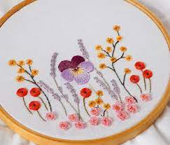 From basic stitches like back or running to more complicated stitches like double chain and french knot (yes, you really can embroider letter with french knots), the possibilities are nearly limitless. Embroidery Flowers 5 Ways For Beginners Lovecrafts