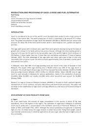 Voir est ce savoir dissertation examples. Pdf Production And Processing Of Sago A Food And Fuel Alternative