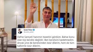 Organize suç örgütü lideri sedat peker'in defne hanım açıklaması sonrası twitter'da tt olan defne samyeli, sedat peker'e seslendi. 3qqkdc28r1qrnm
