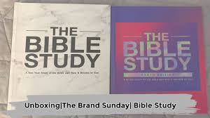 This week i wanted to share this amazing find from www.thebrandsunday.comthis one year bible study is jammed pack. Unboxing The Bible Study By The Brand Sunday Youtube