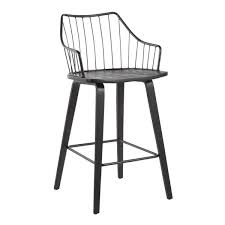 Wood and metal bar height stools. Lumisource Winston 37 In Spindle Back Black Wood And Black Metal Counter Height Stool B26 Winstn Bkbk The Home Depot