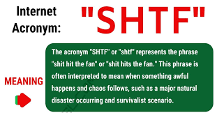 Shtf Meaning What Does This Popular Acronym Shtf Mean 7esl Other Ways To Say Learn English Meant To Be