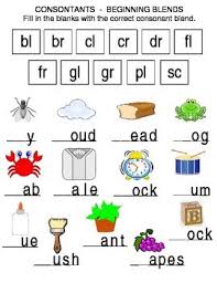 Consonants Beginning Blends Blends Worksheets Phonics Kindergarten English Worksheets For Kindergarten