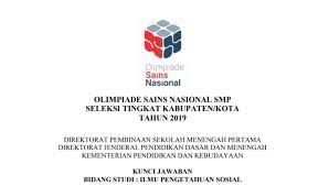 Kata kunci untuk artikel ini adalah jawaban prediksi osn tingkat kabupaten/kota 2020, pembahasan prediksi osn kabupaten/kota ipa smp 2020 artikel ini menuliskan tentang download arsip berkas soal dan jawaban serta pembahasan yang lengkap dari. Soal Dan Jawaban Osn Ips Smp 2019 Tingkat Kabupaten No 1 20 Folder Ksn