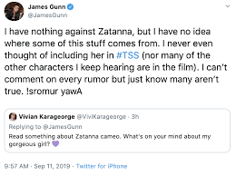 The film arrives in theaters may 5, 2023. Fandom On Twitter James Gunn Shuts Down Rumor That Zatanna Will Appear In The Suicide Squad