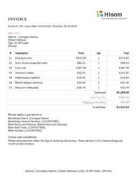 Select a due date on your invoice 19 Blank Invoice Templates Microsoft Word Hloom