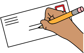 Are there shortcuts to writing your return address, or do you have to write it on every envelope you address? Someone Writing On An Envelope Clipart Full Size Clipart 3660881 Pinclipart