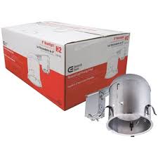 Commercial Electric Part Cat7icrm Commercial Electric 6 In Aluminum Remodel Ic Recessed Can Light Housing 6 Pack Housing Home Depot Pro