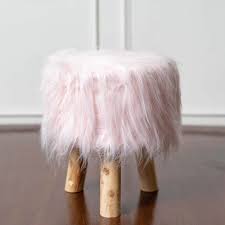 Faux Fur Ottoman Pink Faux Fur Ottoman Home Decor Websites Pouffe