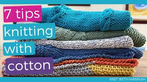 100% cotton knits are suitable for loungewear, tops and childrenswear. What To Knit With Cotton Yarn Youtube