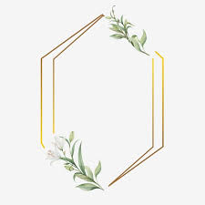 Leaf And Frames With Golden S Frame Wedding Watercolor Png And Vector With Transparent Background For Free Download Flower Frame Wedding Frames Floral Border Design