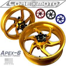 Apex 6 Suzuki Gsx1300r Hayabusa Abs 2013 2019 Forged Core Moto Wheels