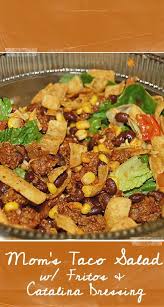 Mom S Taco Salad W Fritos Scattered Thoughts Of A Crafty Mom Frito Taco Salad Taco Salad Delicious Salads
