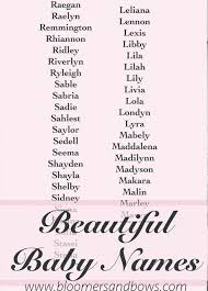 Baby Names Baby Lists Everything Baby Girl Cute Baby Names Baby Names Unique Girl Names