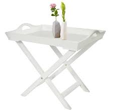 Tabletttisch Weiss Landhaus Beistelltisch Tisch Weiss Tabletttisch Beistelltisch Weiss