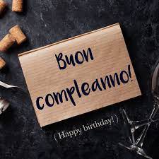 Italian Phrase Buon Compleanno Happy Birthday Italian Words Italian Phrases Learning Italian