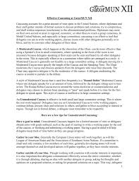 Many will argue that you can format a working paper as simply a series of dot points on paper. Effective Caucusing Techniques
