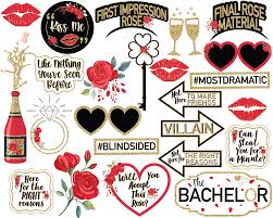 The Bachelorette Tv Show Watch Party Photo Booth Printables Etsy In 2020 The Bachelorette Tv Show The Bachelor Tv Show Watch Party