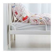Minnen Ext Bed Frame With Slatted Bed Base White 91x190 Cm Ikea Ikea Kids Bed Bed Frame Ikea Toddler Bed