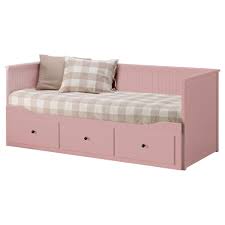 Ikea Hemnes Slaapbank Met 3 Lades 2 Matrassen Roze Moshult Stevig Deze Bedkader Ikea Hemnes