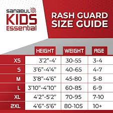 Sanabul Kids Essentials Long Sleeve Compression Training Rash Guard For Mma Bjj Wrestling Black Small
