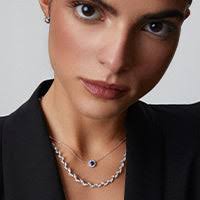 Ava Diamond Bracelet in 18k White Gold