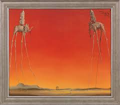 Surrealist artist salvador dali is well known for his distinctive mustache and melting clocks, but what about his 1973 cookbook? Bild Les Elephants 1948 Gerahmt Von Salvador Dali Kaufen Ars Mundi