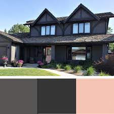 Black Exterior Home Color Palette 2025