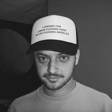 The cap that Grandson's singer wore at the concert : r/LinkinPark