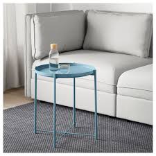 Gladom Tray Table Blue 17 1 2x20 5 8 Ikea Ikea Side Table Ikea Coffee Table